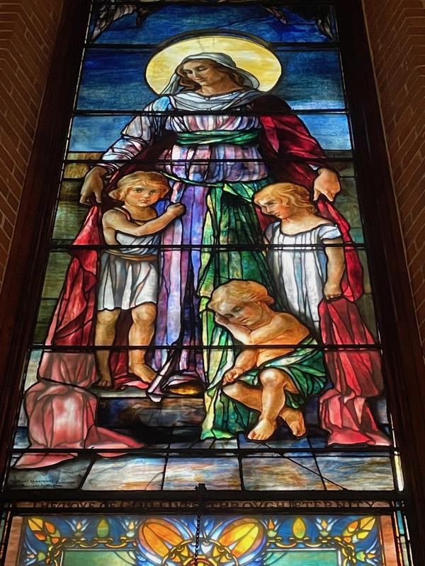 Vanderbilt Memorial Window:  Charity