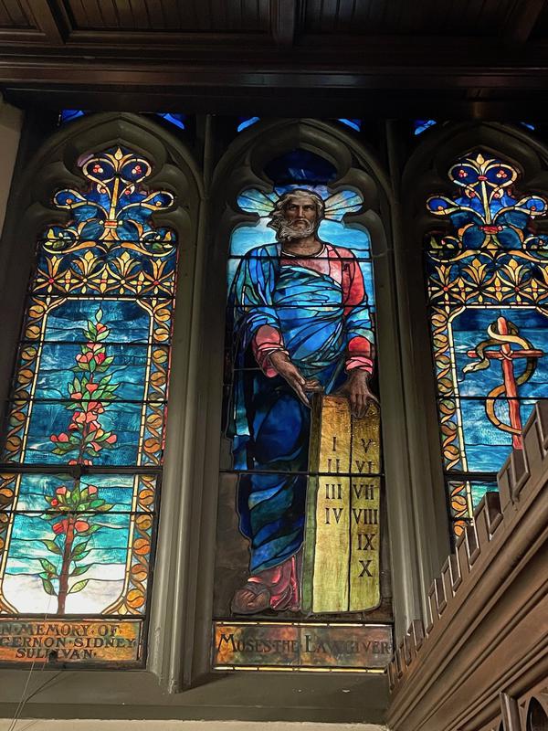 Sullivan Memorial Window:  Moses the Law Giver