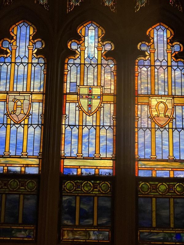 Bull Memorial Window:  Apostle Paul Preaching to the Athenians from Mars Hill