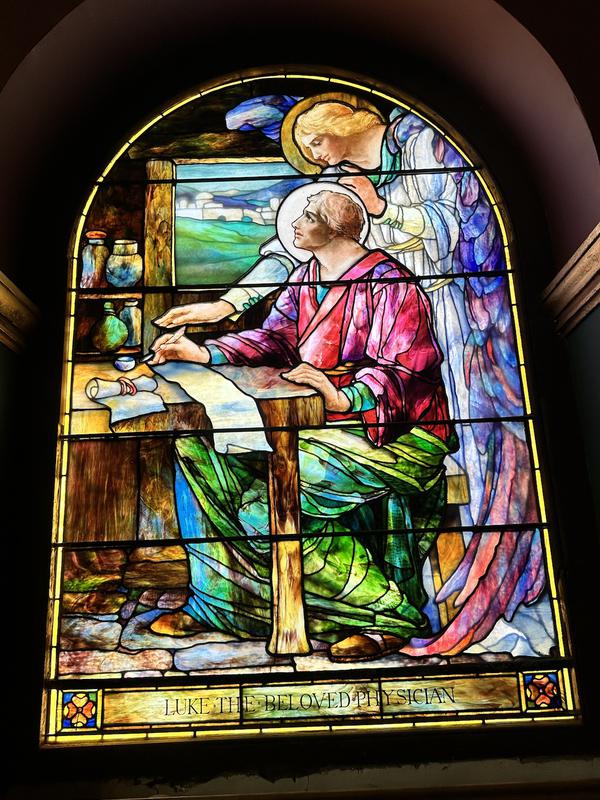 Williams Memorial Window:  Luke, the Beloved Physician