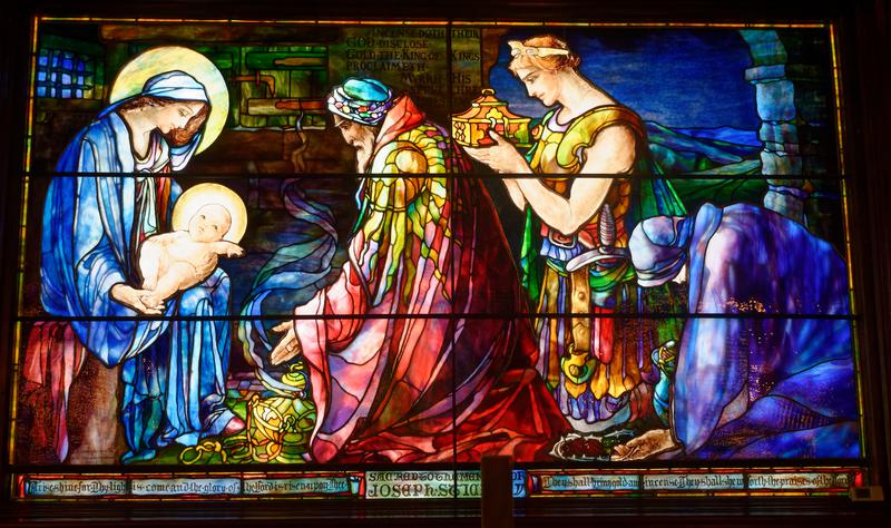 Stickney Memorial Window:  The Adoration of the Magi
