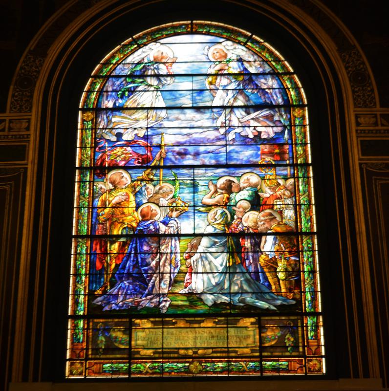 Glenn Memorial Window:  The Spirits and Souls of the Righteous