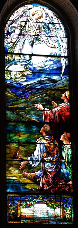 Sharpe Memorial Window:  Annunciation to the Shepherds