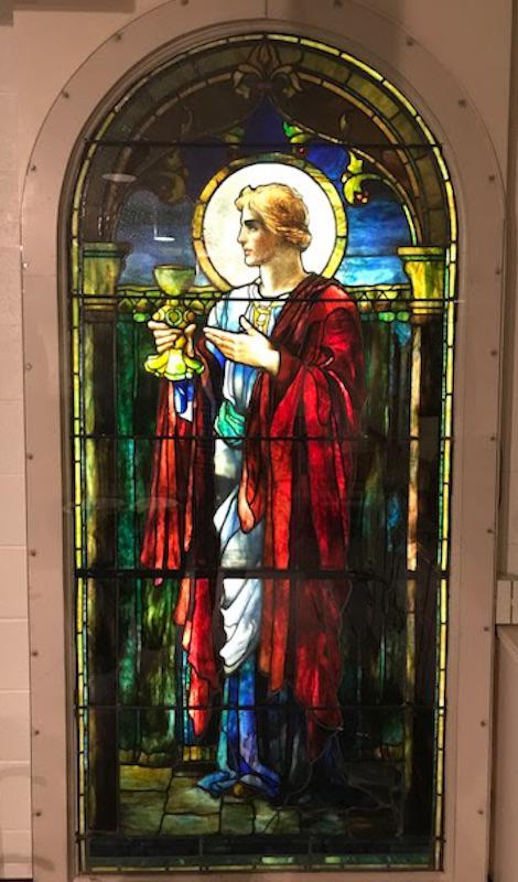 Saunders Memorial Window:  St. John