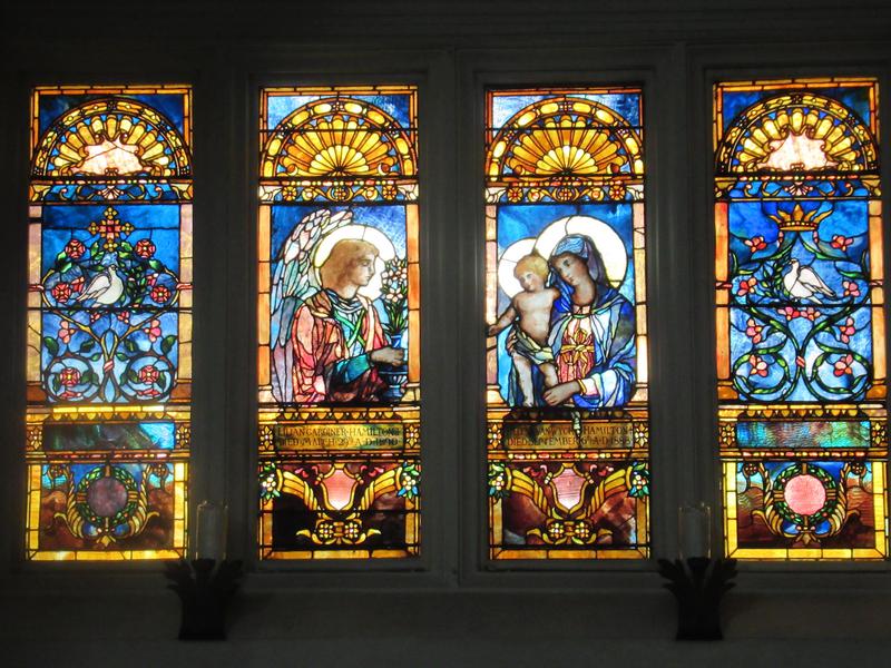 Hamilton Memorial Window:  Presentation of Jesus at the Temple