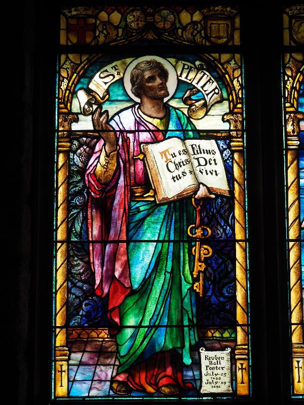 Foster Memorial Window:  St. Peter