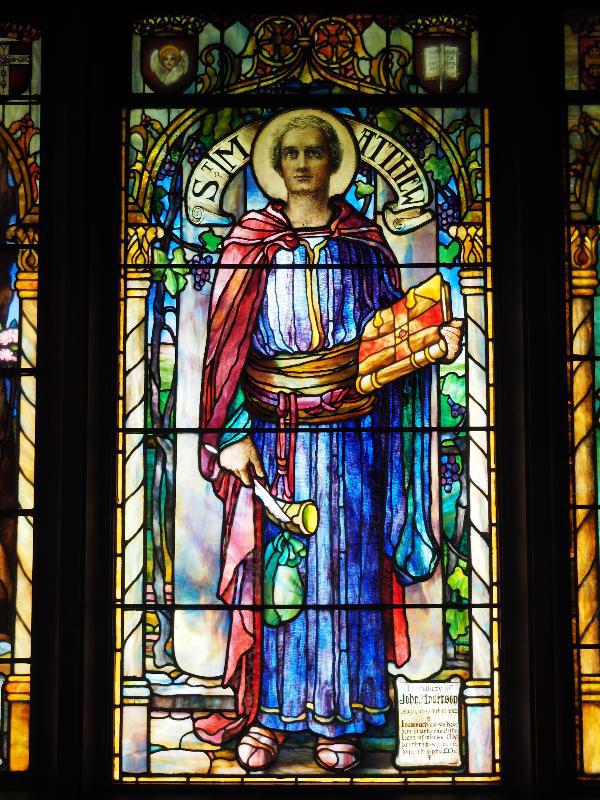 Anderson Memorial Window:  St. Matthew