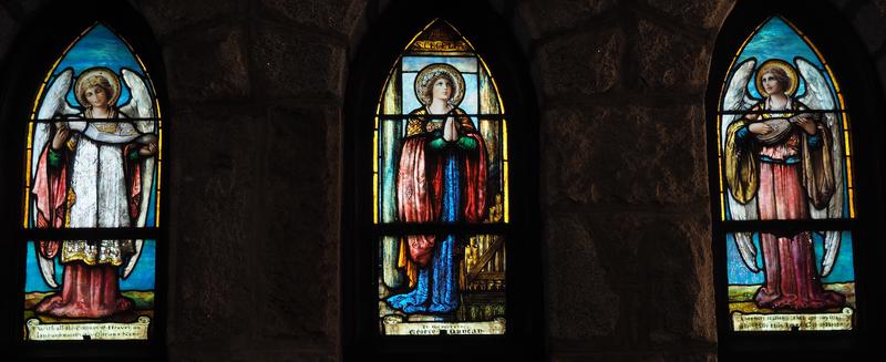 Duncan Memorial Window:  St. Cecelia