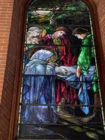 North Carolina, Asheville, The Cathedral of All Souls, Biltmore: Ford Memorial Window:  The Entombment of Christ