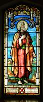 New Jersey, Flemington, Flemington Presbyterian Church: Brodhead Memorial Window:  St. Andrew, representing Obedience
