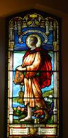 New Jersey, Flemington, Flemington Presbyterian Church: Brodhead Memorial Window:  St. Peter, representing Courage
