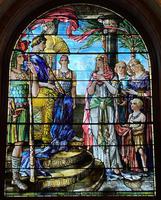 New York, Troy, Oakwood Cemetery, Gardner Earl Memorial Chapel and Crematorium: The Visit of the Queen of Sheba to Solomon