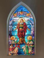 Rhode Island, Newport, Kay Chapel: King Memorial Window:  Resurrection