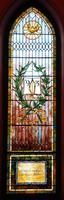 New Jersey, New Brunswick, Rutgers University, Kirkpatrick Chapel: Class of 1893 Window:  ornamental