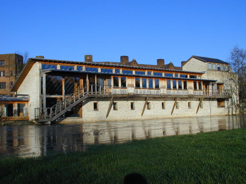 Darwin College library, Cambridge, England