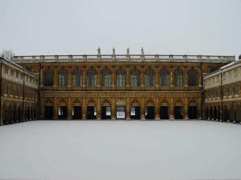 Wren Library, Trinity College, Cambridge, England