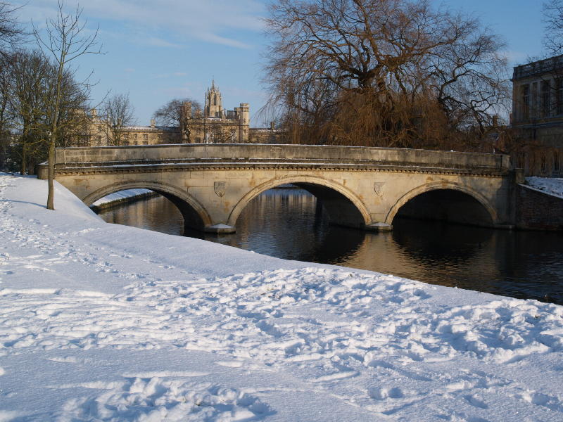 bridge, The Avenue, Trinity College, Cambridge, England