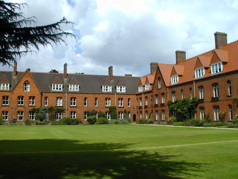 Girton College: Emily Davies Court: north corner (Alfred Waterhouse)