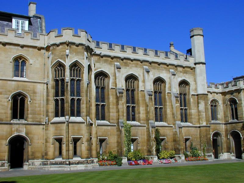 Corpus Christi College: New Court: dining hall (William Wilkins)