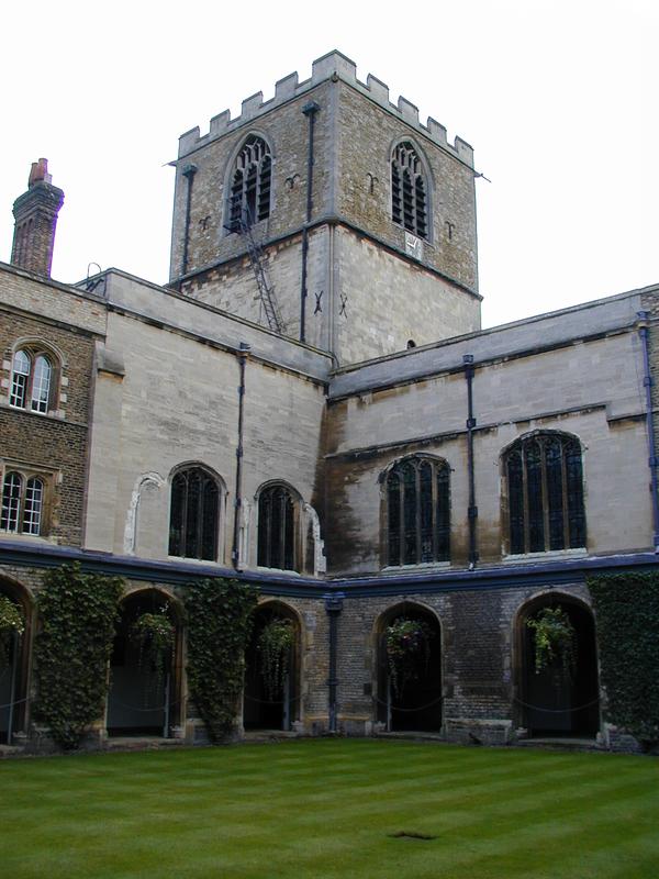 Jesus College: Cloister Court: south-east corner