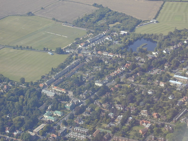 9 September 2000: west Newnham: looking northwest