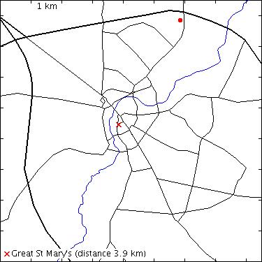 map for Cambridge Science Park: Milton Road: Napp Pharmaceutical