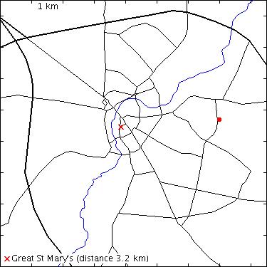 map for Barnwell Road: The Quorum