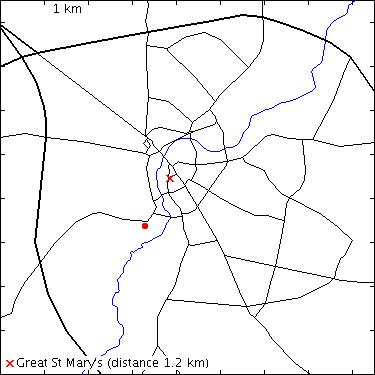 map for Derby Street: 1-2