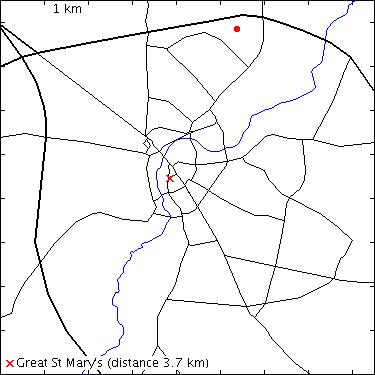 map for Cambridge Science Park: Milton Road: GlobespanVirata
