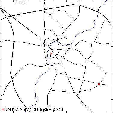 map for Cherry Hinton Road: Jesus Christ of Latter-Day Saints, 670