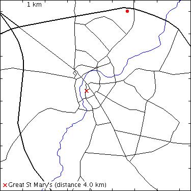 map for Cambridge Science Park: Milton Road: Napp Pharmaceutical