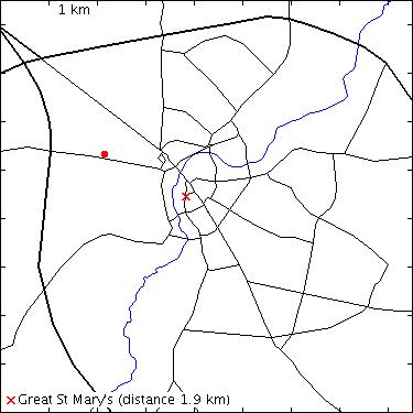 map for university: Madingley Road: Battcock Centre for Experimental Astrophysics