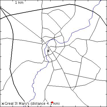 map for Addenbrooke's Road: Darwin building