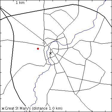 map for Clarkson Road: Laslett house, 3