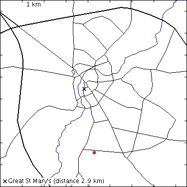 map for Seekings Close: 1-15