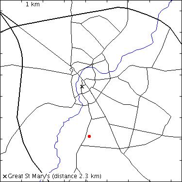 map for Barrow Road: 14