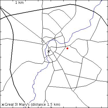 map for Sturton Street: Howard Mallet Centre