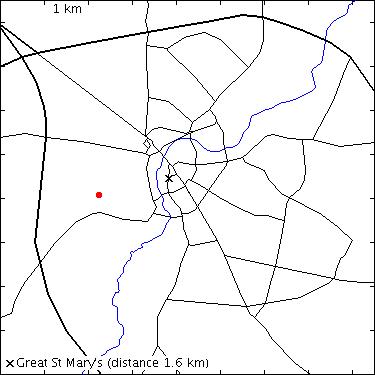 map for Gough Way: Y House, 83