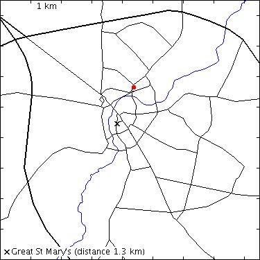 map for Milton Road: 48, 50, 52