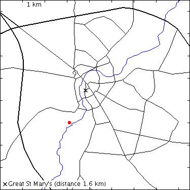 map for Grantchester Meadows: 108