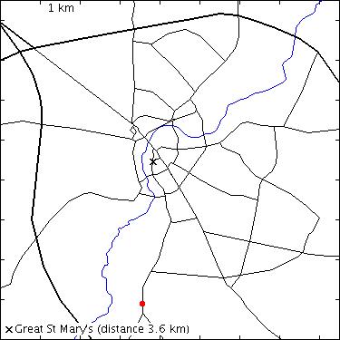 map for High Street, Trumpington: Bidwells