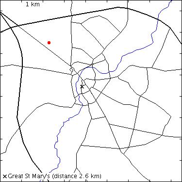 map for Lawrence Weaver Road: NIAB and Crop Science Centre