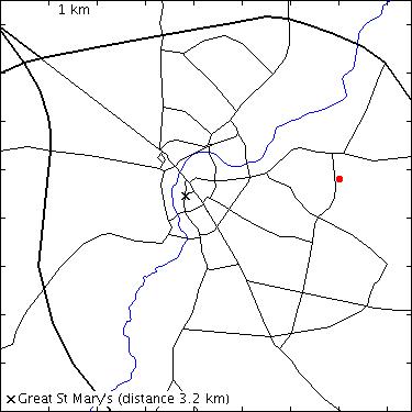 map for Caroline Hart Walk: micro-homes
