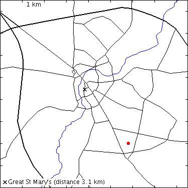 map for Baldock Way: 23