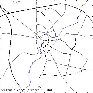 map for Queen Edith's Way: Chalk Glade, 274