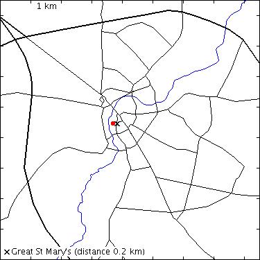 map for Trinity Hall: Avery Court: WongAvery Music Gallery