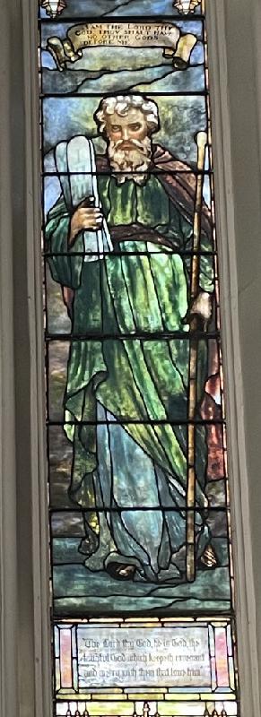 McKinley Memorial Window:  Moses