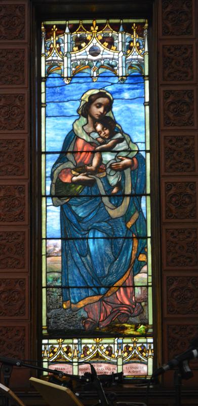 Davy Memorial Window:  Madonna and Child