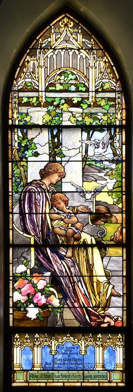 Morris Memorial Window:  Charity