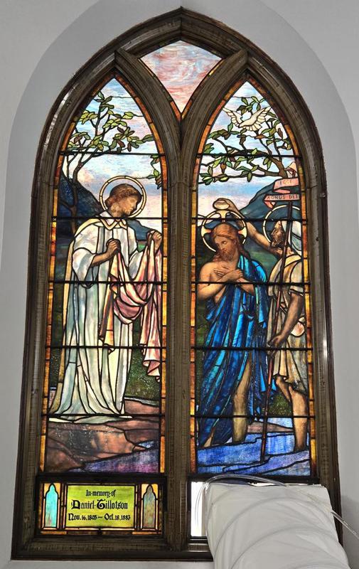 Tillotson Memorial Window:  Baptism of Our Lord